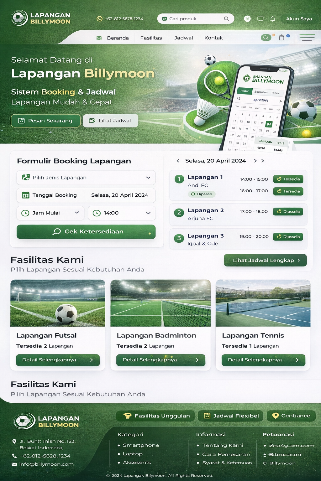 Aplikasi Booking Lapangan